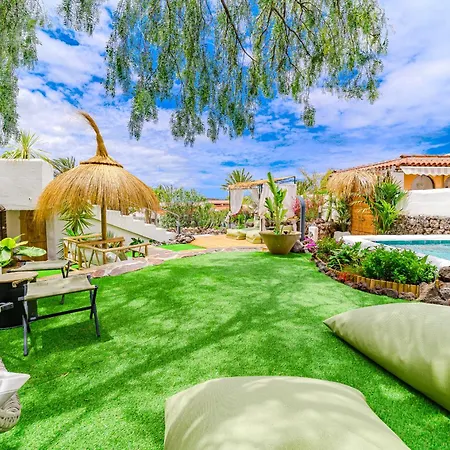 Villa Oceania A, Jacuzzi Y Jardin Con Vistas Al Mar, Y Piscina Comunitaria Chayofa